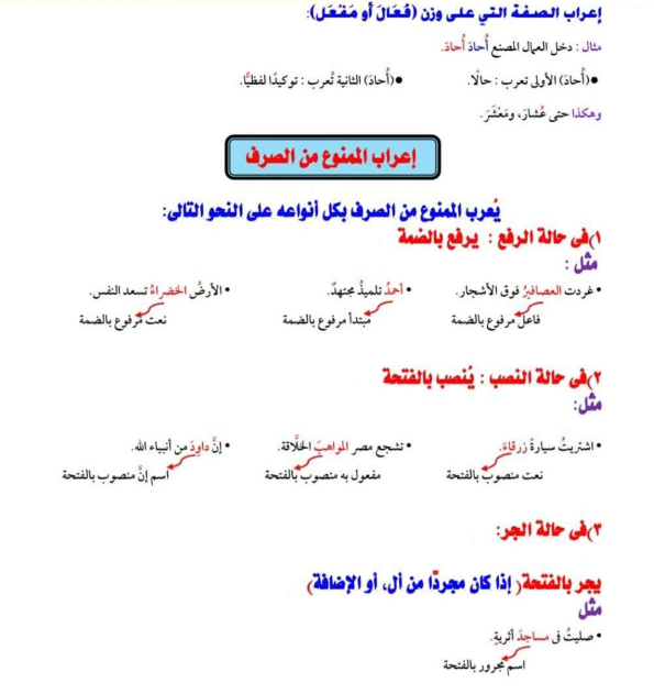 مراجعة نحو تالته اعدادي4 مراجعة نحو تالته اعدادي4